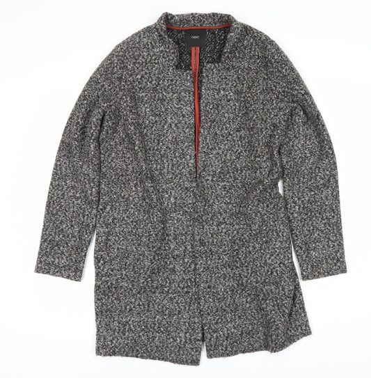 Womens UK Size 10 NEXT Grey Overcoat