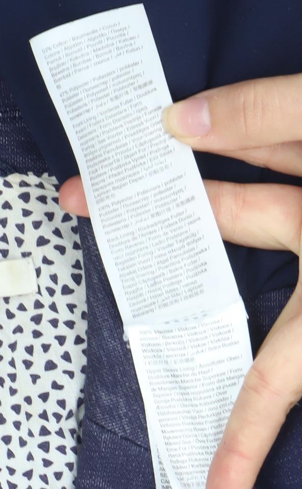 Esprit Blue Women's Blazer, Size 8, Regular Fit