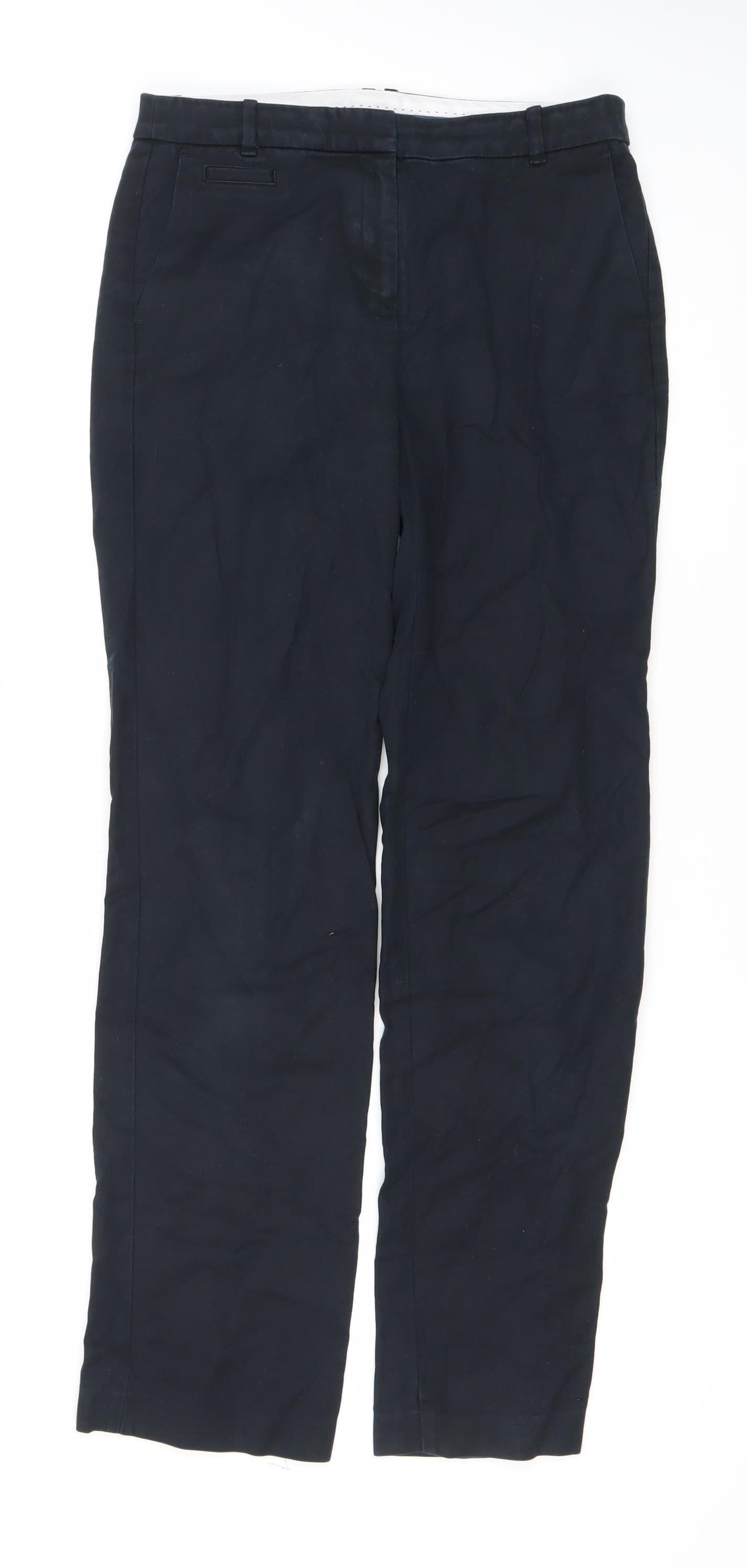 Womens UK Size 8 Esprit Regular Fit Casual Workwear Black Trousers