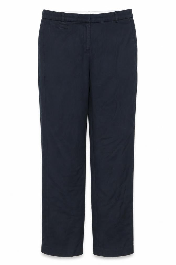 ESPRIT Women's Black Trousers, Size 8, Mid-Rise, Straight Leg