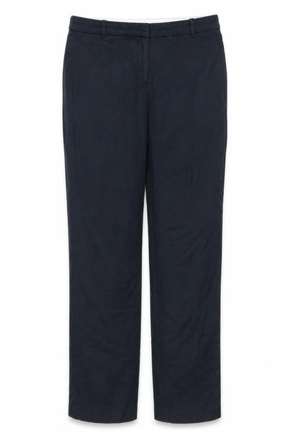 ESPRIT Women's Black Trousers, Size 8, Mid-Rise, Straight Leg