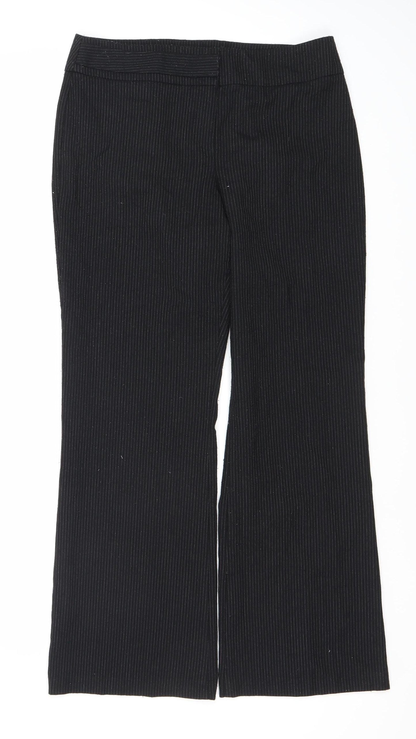 Womens UK Size 12 Marks and Spencer   Black Trousers