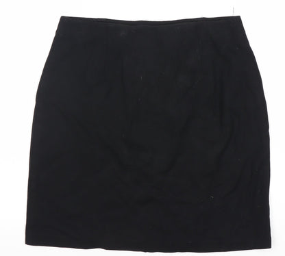 Marks and Spencer Black Pencil Skirt, Size 12, Women