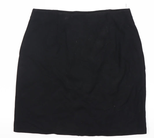 Marks and Spencer Black Pencil Skirt, Size 12, Women