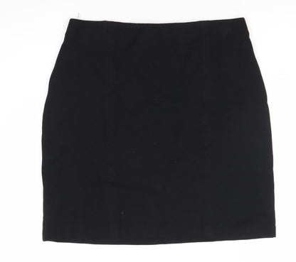 Marks and Spencer Black Pencil Skirt, Size 12, Women