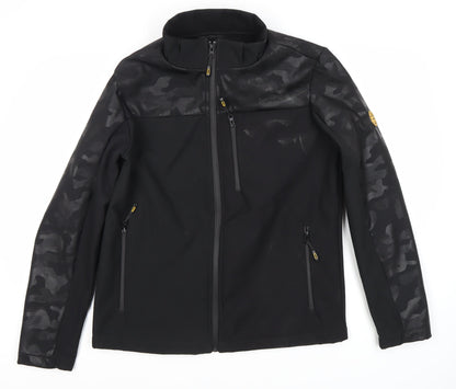 Mens UK Size L LC Waikiki Black Basic Jacket