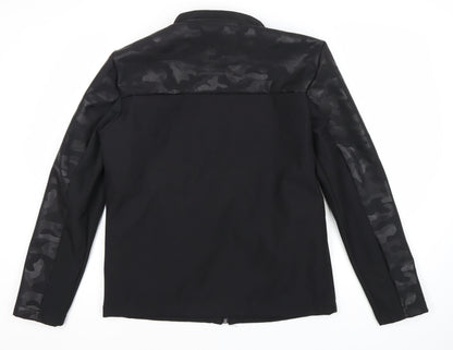 Mens UK Size L LC Waikiki Black Basic Jacket
