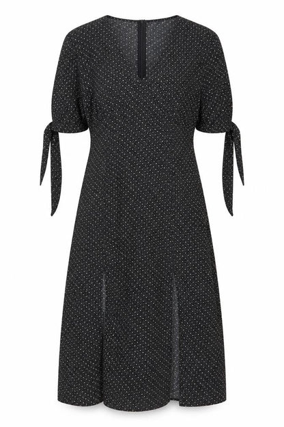 QED London Women's Black Dress Size 8 with Zip Closure