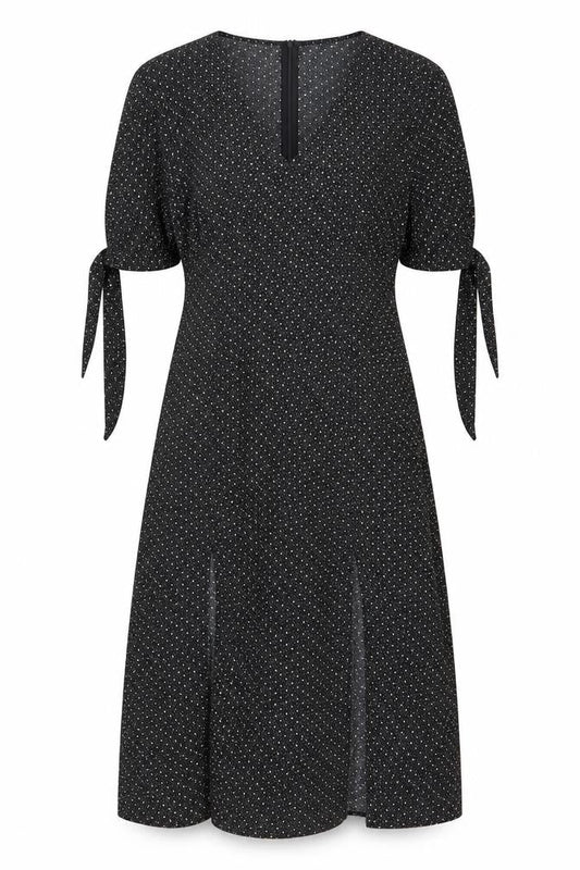 QED London Women's Black Dress Size 8 with Zip Closure