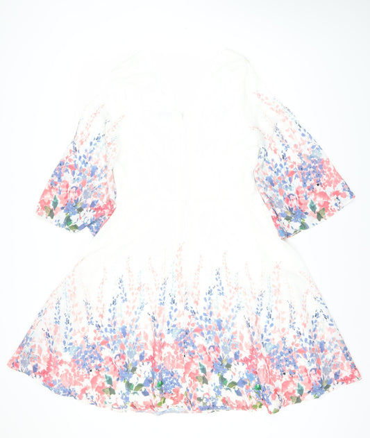 Next Women's Multicoloured A-Line Dress Size 10