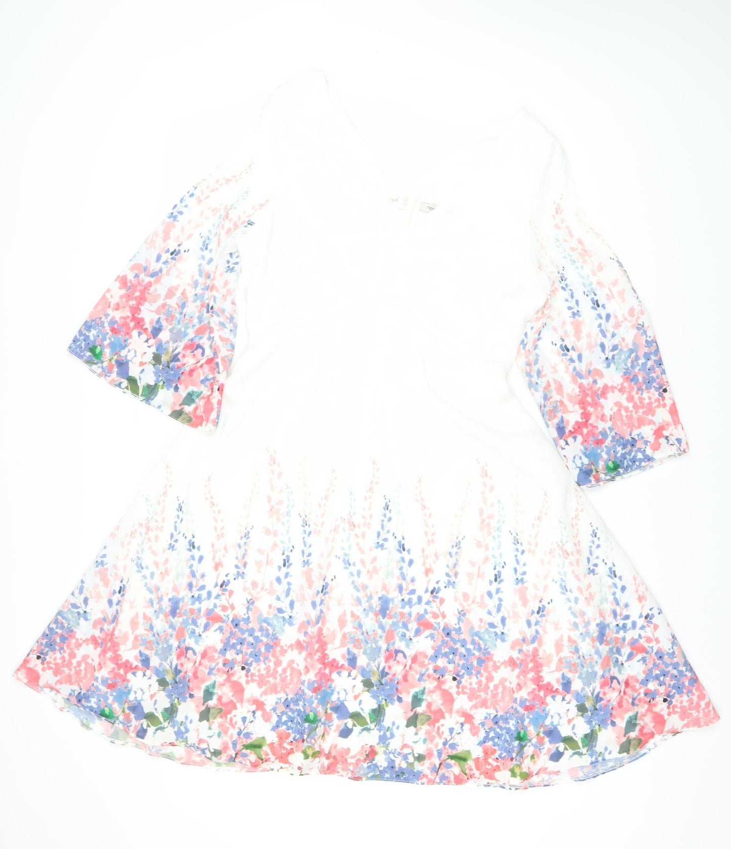 Next Women's Multicoloured A-Line Dress Size 10