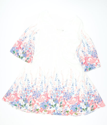 Next Women's Multicoloured A-Line Dress Size 10