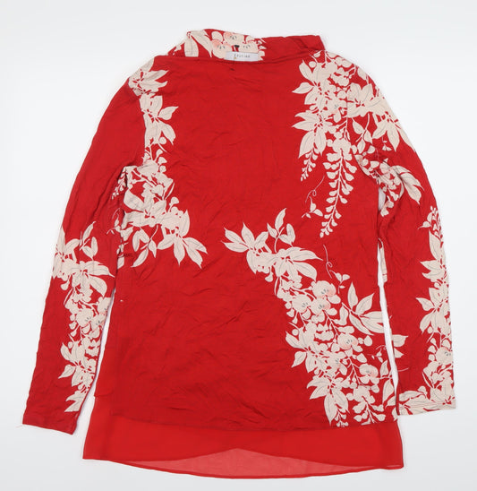 Womens UK Size 12 Marks and Spencer Red  Blouse