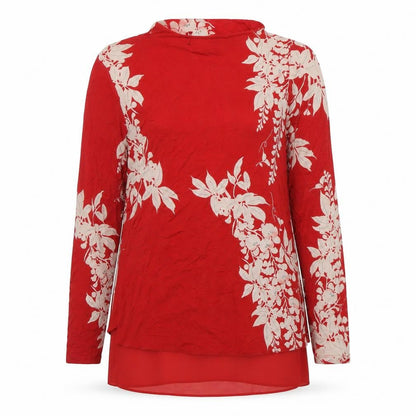 Womens UK Size 12 Marks and Spencer Red  Blouse