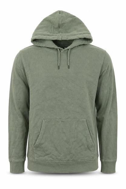 Mens UK Size S Topman Green Pullover Hoodie