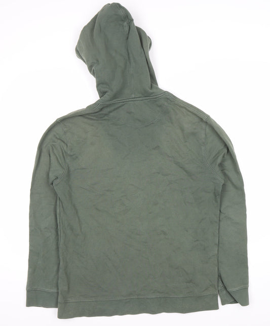 Topman Men's Green Pullover Hoodie S