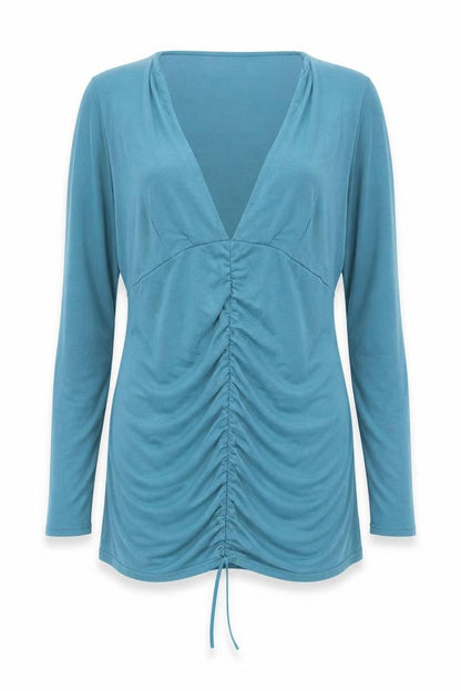 PrettyLittleThing Women's Blue Long Sleeve Dress, Size 20