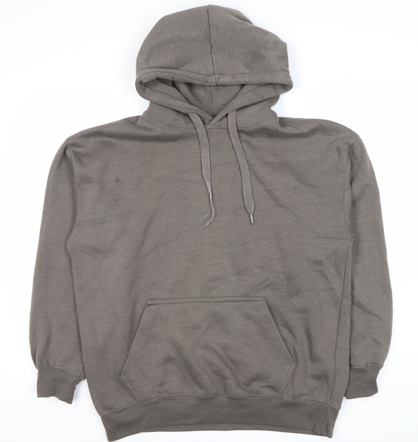 Unisex Adults UK Size XS Pull&Bear Grey Pullover Hoodie