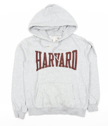 H&M Women's Grey XS Hoodie with Harvard Logo