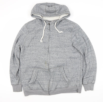 Mens UK Size L Livergy Grey Full Zip Hoodie