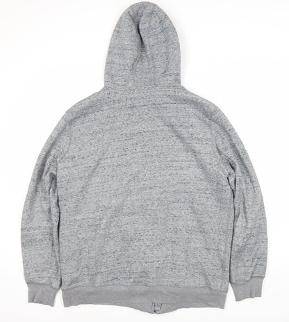 Mens UK Size L Livergy Grey Full Zip Hoodie