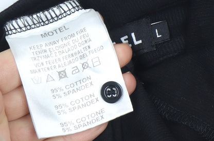 Motel Women's Black Jumpsuit, Long Sleeve, Size L