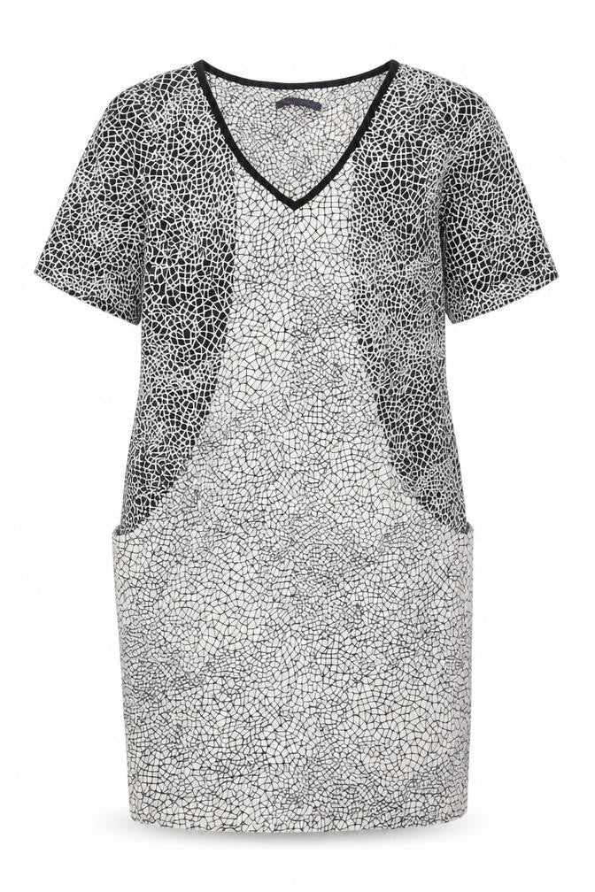 Marks and Spencer Women's Black Geometric Dress Size 10