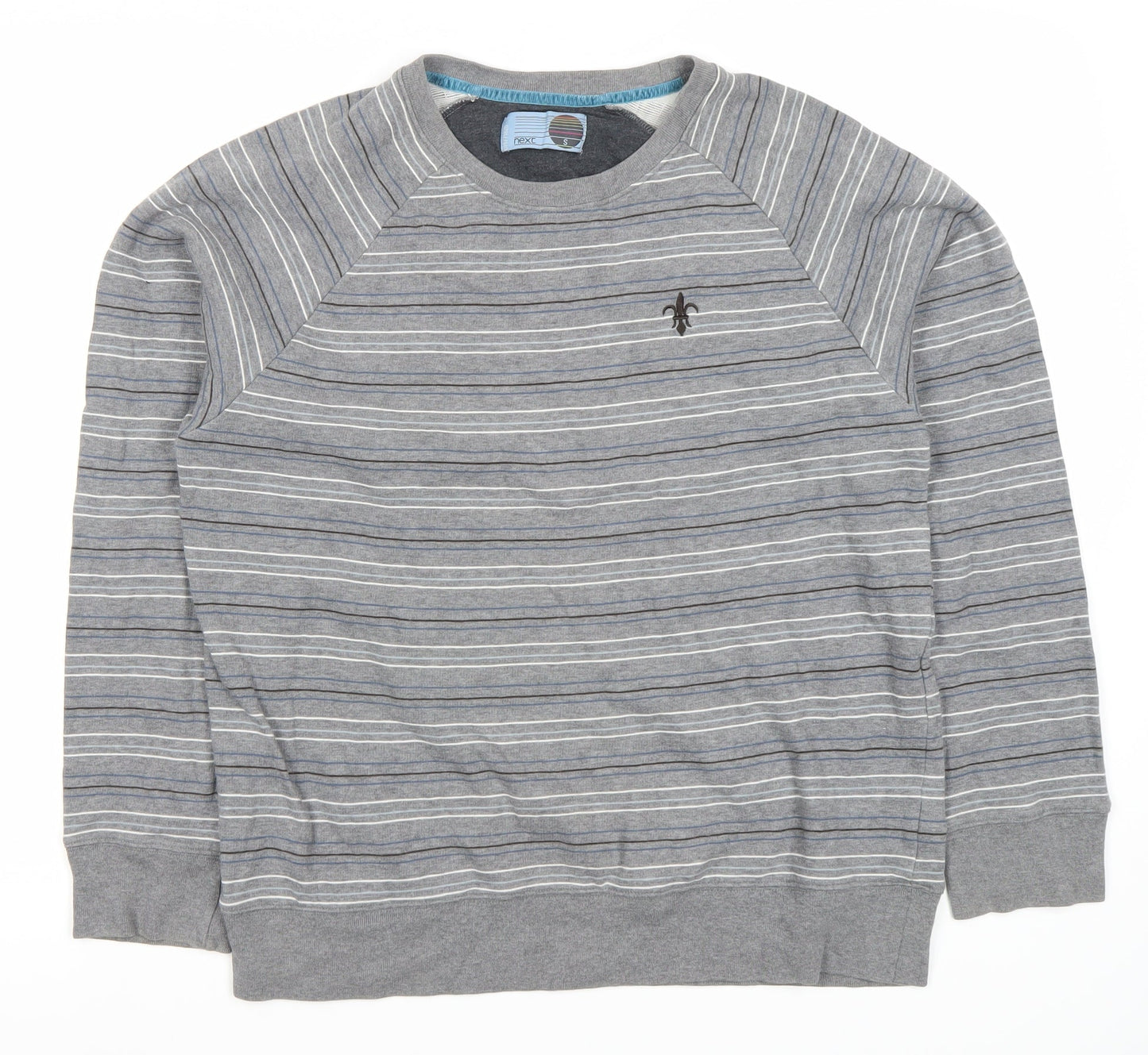 Mens UK Size S NEXT Grey Pullover Sweatshirt