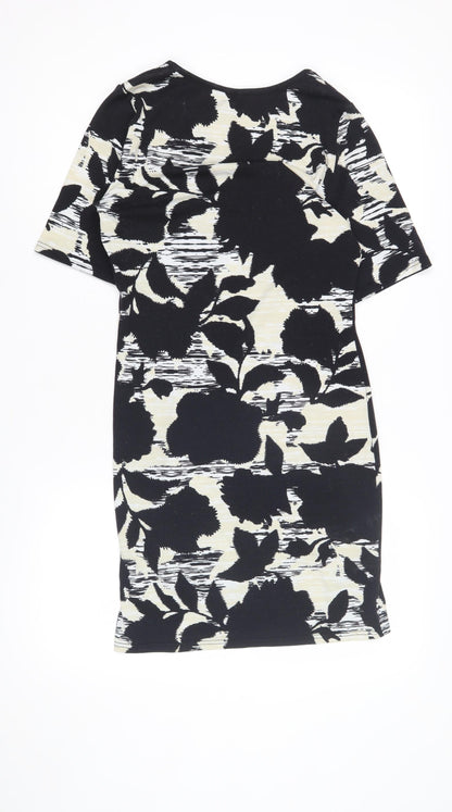 Topshop Women's Black Sheath Dress Size 12