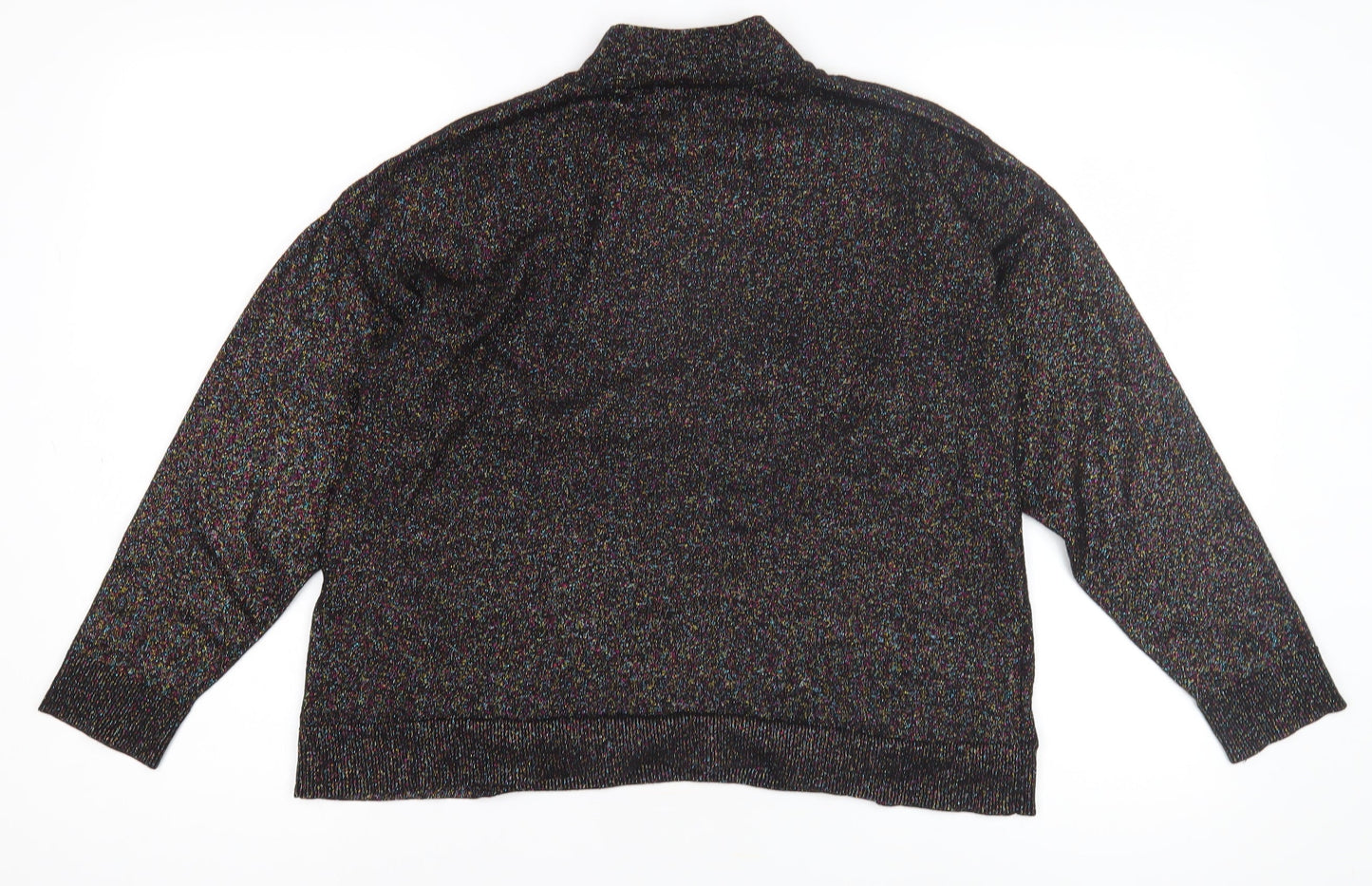 Womens UK Size 12 Warehouse Black Pullover Jumper