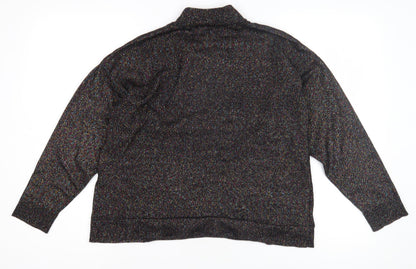 Womens UK Size 12 Warehouse Black Pullover Jumper