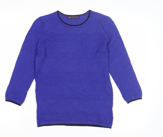 Womens UK Size 8 Marks and Spencer Blue Pullover Jumper