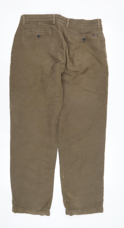 Marks and Spencer Men's Brown Chino Trousers 34