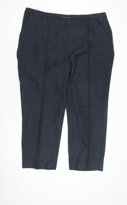 Womens UK Size 20 Honor Millburn   Blue Trousers