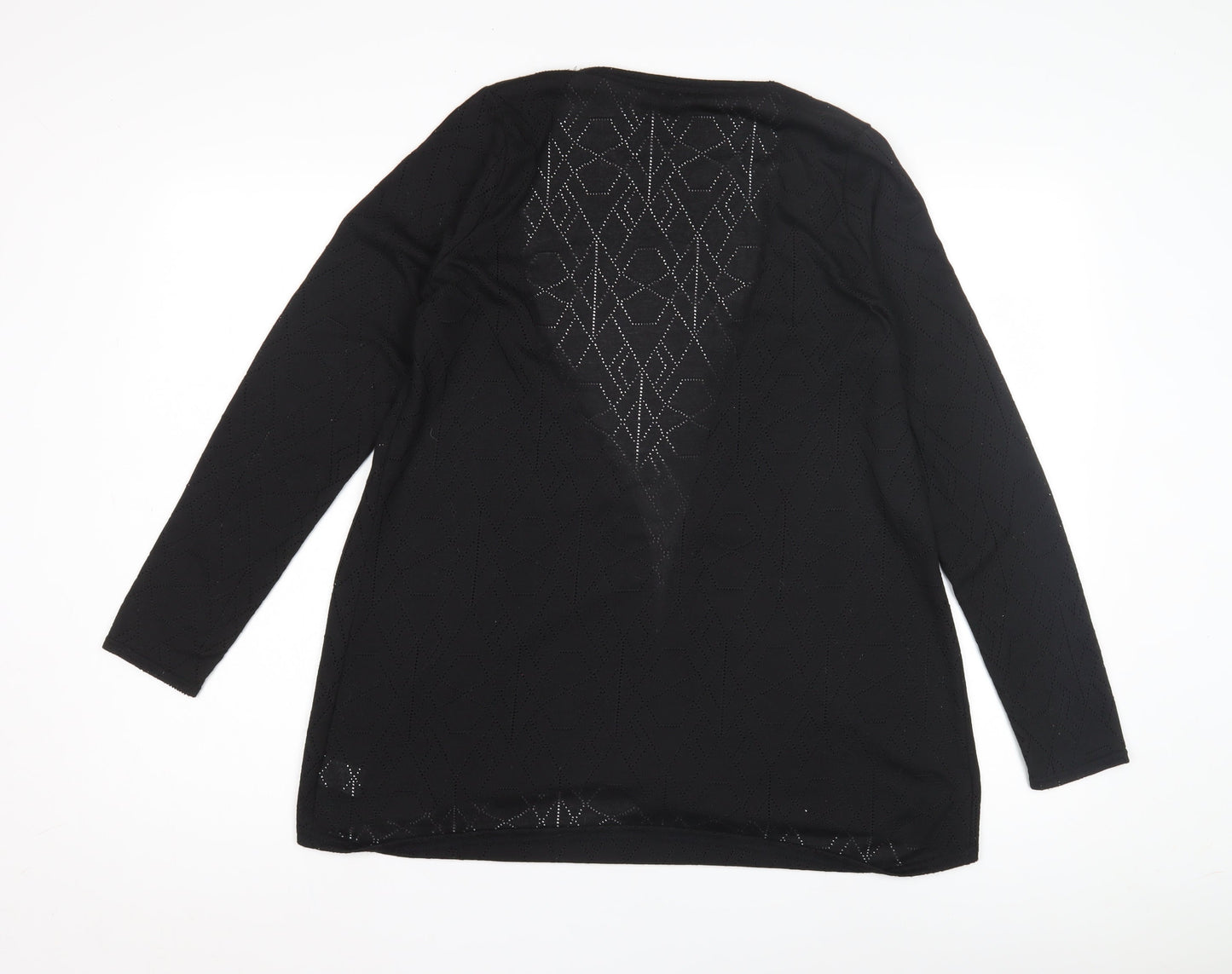 Womens UK Size 12 NEXT Black Cardigan Jumper