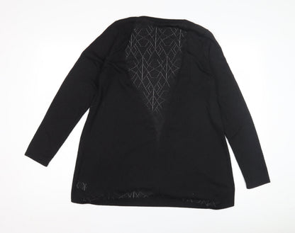 Womens UK Size 12 NEXT Black Cardigan Jumper