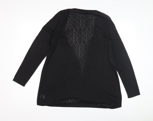 Womens UK Size 12 NEXT Black Cardigan Jumper