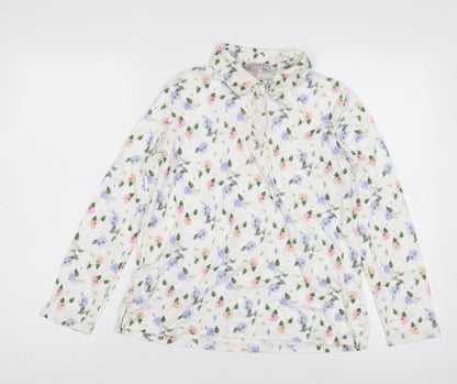 Womens UK Size S Country Collection Multicoloured Basic Button-Up