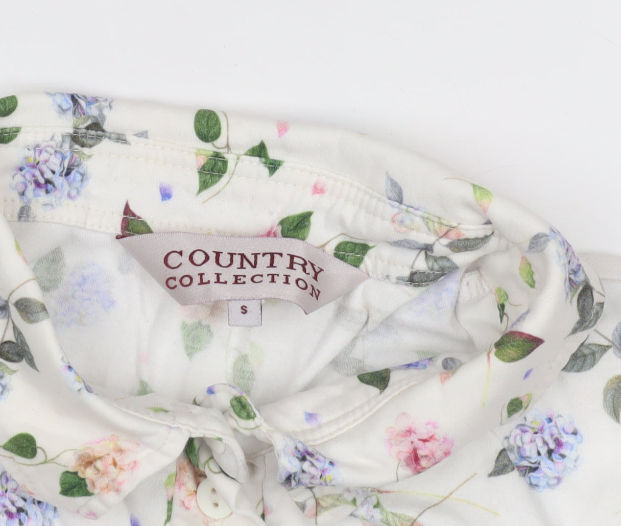 Womens UK Size S Country Collection Multicoloured Basic Button-Up