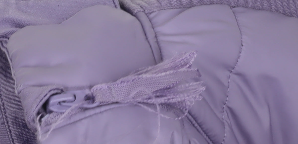 H&M Girls Purple Full Zip Hoodie, Size 12, Lightweight & Sporty