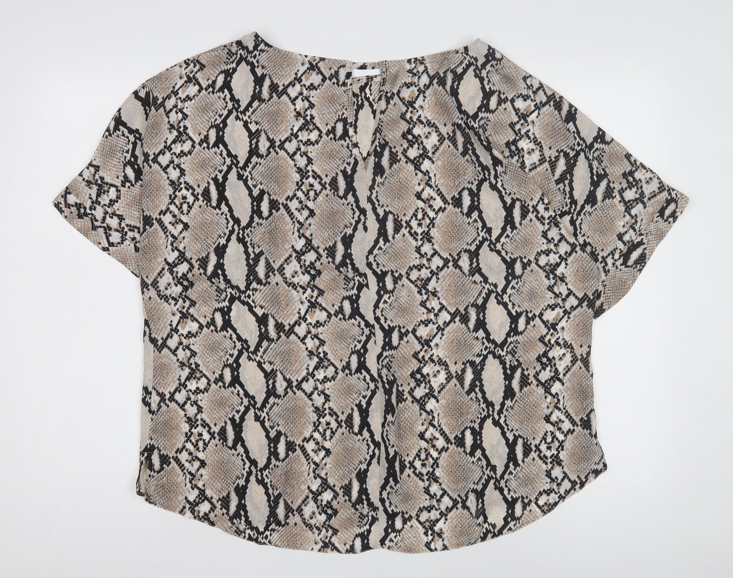 Womens UK Size 18 Dorothy Perkins Multicoloured Basic Blouse