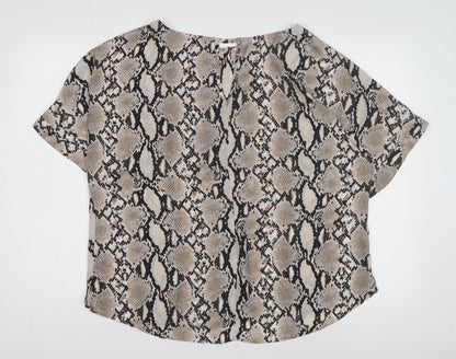 Womens UK Size 18 Dorothy Perkins Multicoloured Basic Blouse