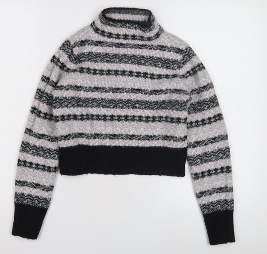 Womens UK Size 8 Topshop Black Pullover Jumper