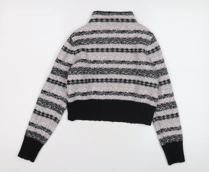 Womens UK Size 8 Topshop Black Pullover Jumper