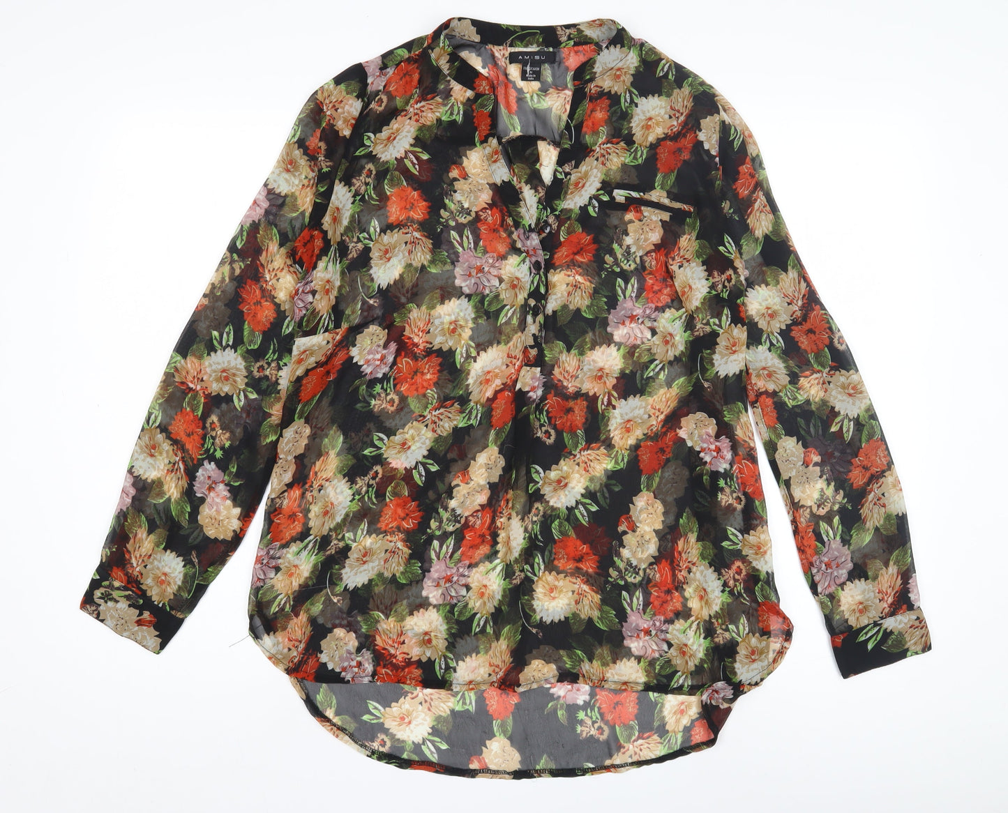 Womens UK Size M Amisu Multicoloured  Blouse