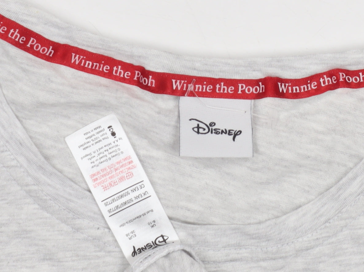 Disney Women Grey Winnie the Pooh Nightshirt S