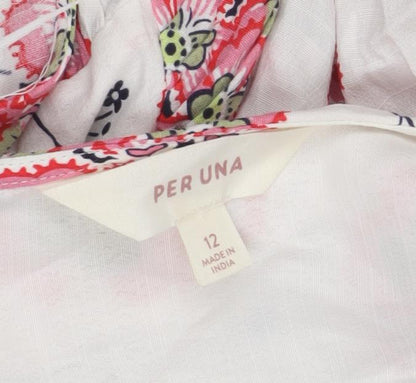 Per Una Women's Multicoloured Floral Wrap Dress 12
