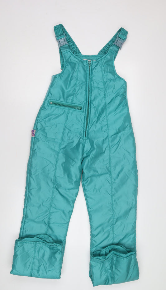 Montana Unisex Blue Insulated Snow Pants Size 4