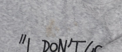 Unisex Adults UK Size 20 Harry Potter Grey Pullover Sweatshirt
