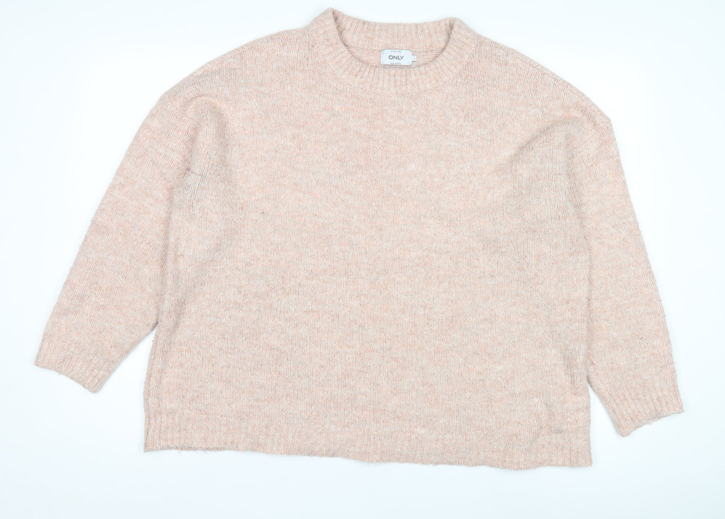 Womens UK Size L Only Pink Pullover Jumper